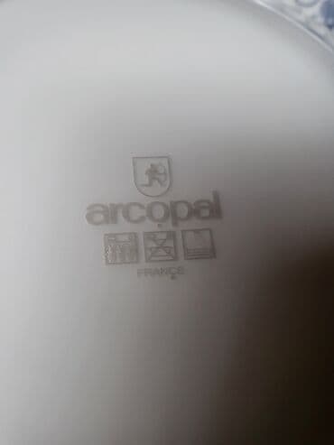 privesci za samoodbranu: Servis arkopal tanjira iz 80ih.god Francuska,za 6 osoba. Akopal — 11