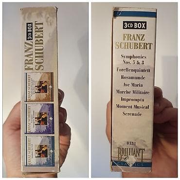 Bicikli: ☆ Na prodaju 3CD Box Brilijant Clasic Franz Schubert (8). - Svi — 3