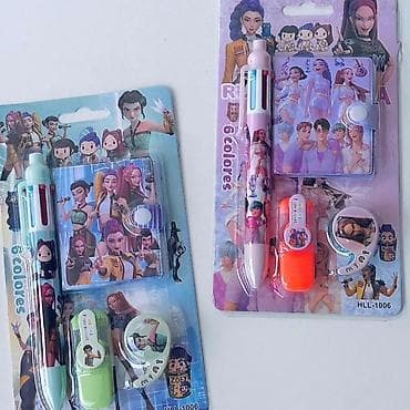 Kpop Hunters set 1000 din ✅-hemijska olovka sa 6 boja -lepljiva — 3