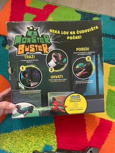 drvena kućica za decu: Monster buster kao nov — 6