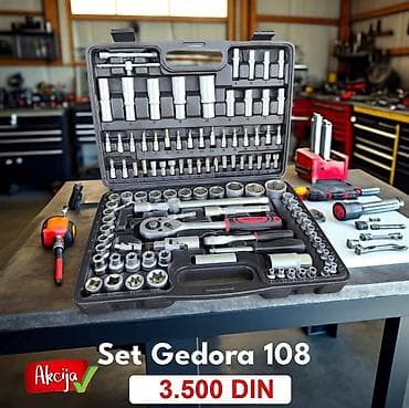 alati prodaja: Gedore set od 108 delova u koferu – Prolinetech PLT/SS-108. - — 1