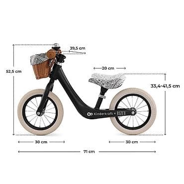 KINDERKRAFT BICIKL GURALICA RAPID 2 BIZUU BLACK Kinderkraft Rapid 2