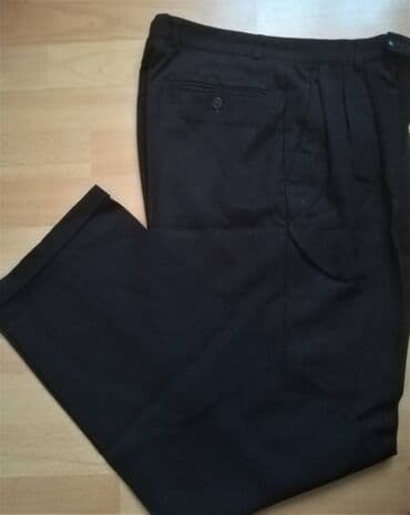 donji deo pidzame muski: Pantalone crne "Nicola*s" vel 104/46. Obim struka 72 cm, obim bokova — 2