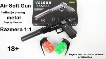 Cena 2050 din Valor herald dečiji pištolj sa prigušivačem je verna na lalafo.rs Cena 2050 din Valor herald dečiji pištolj sa prigušivačem je verna