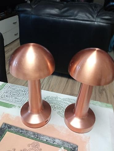 Ostali stilski nameštaj: Set od 2 bežične stočne lampe – bakarni efekat - Dizajn — 2