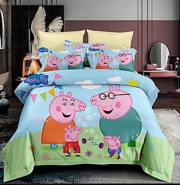 dečije lampe: Dečiji set posteljine sa popularnim likovima – izbor motiva: - Peppa — 1