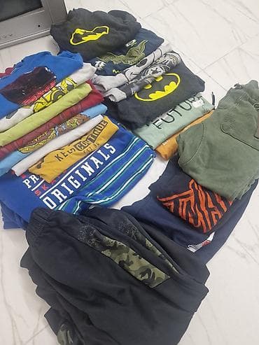 Paket dečije garderobe za dečaka - Više majica kratkih rukava sa