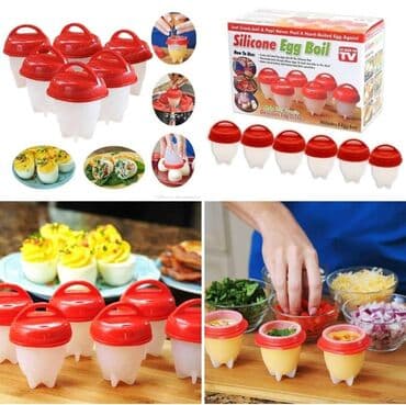 SET ZA KUVANJE JAJA BEZ LJUSKE Pripremite savršeno kuvano jaje svaki