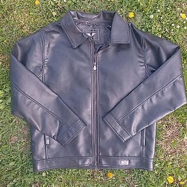 Duksevi: Muška kožna jakna REA – model Reportage - Klasičan kroj sa kragnom i — 1