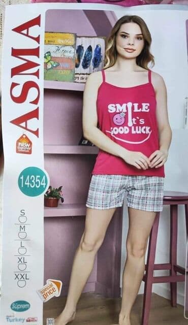 Pidžame: Pamučna pidzama/bebi Dol
4kompleta 1800din (sj)
m l xl 
Mozda neka S — 5