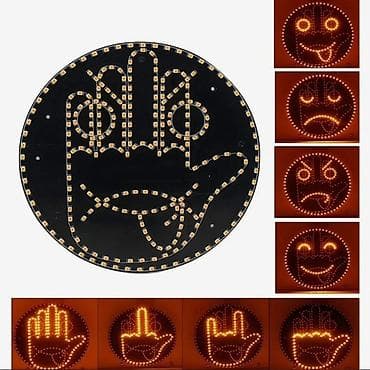 Car Electronics: Auto led gest pozdrav sa daljinskim Materijal:  ABS Veličina: 14,4 * — 2