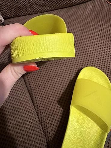 baletanke sa platformom: Papuče 38, bоја - Žuta — 3