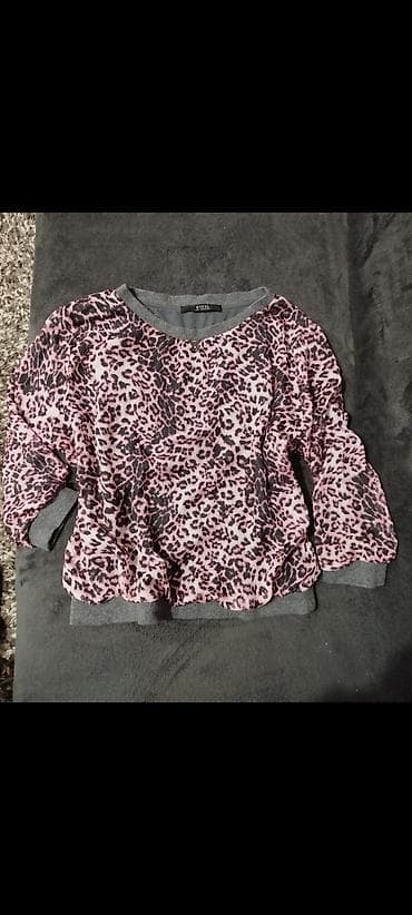 GUESS ženska bluza/duks sa leopard printom - Brend: GUESS (unutrašnja