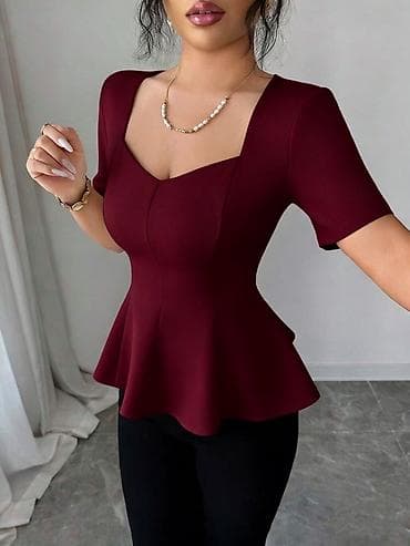 pull and bear jakne: 💫Elegantna ženska bluzica sa peplum krojem
✅2000 din — 2