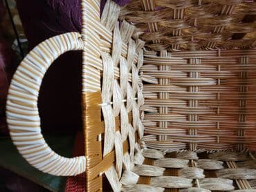 Ostalo posuđe: Korpa nova,vintaz nemacka,plasticifirana,rucni rad. Korpa — 4