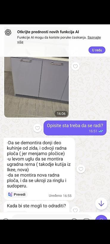 namestaj borca: -Renoviranje svih vrsta kuhinja kao i kao i svog ostalog namestaja — 7