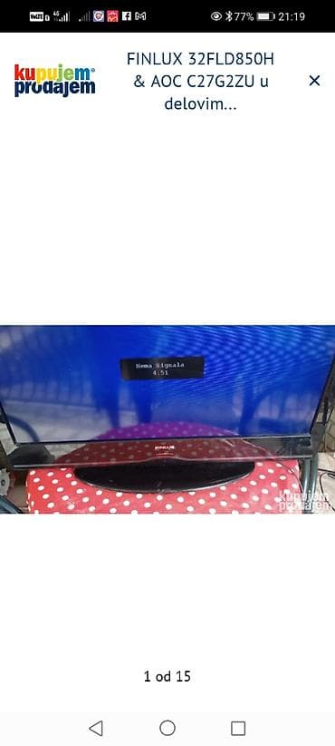 filter za usisivac aquafilter 1500: FINLUX 32FLD850H – delovi: - Main board: 17MB45M-3 - Power board — 2