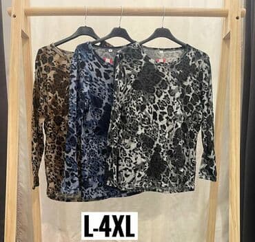 crvena karirana suknja: Ženske bluze sa dugim rukavima, raznobojnih dezena - Model: klasičan — 7