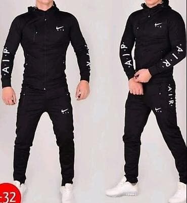 Muška komplet trenerka – gornji deo sa kapuljačom i donji deo sa uskim