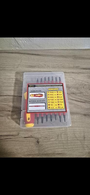 testere za tehnicko: Set preciznih šrafcigera – 8 delova u kutiji - Višenamenski set sa — 2