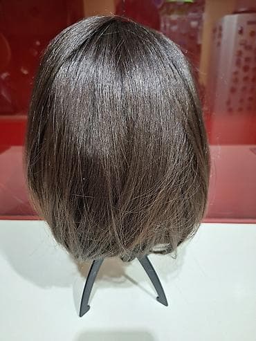 Ureznice: Perika – kratki bob sa šiškama, kestenasto smeđa - NOVA, OR - Stil — 3