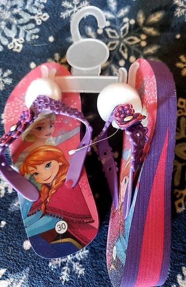 barbie haljina: Dečije japanke sa motivima iz crtanog filma Frozen (Ana i Elza) - — 6