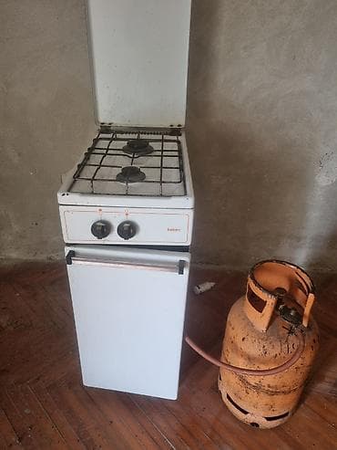 staklene solje za kafu: Plinski šporet Kekec sa dve ringle + poklopac - Tip: samostojeći — 3