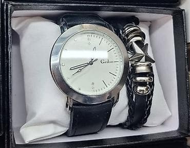 muški kaput: Set: Narukvica, Materijal: Koža — 7