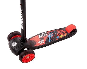 trotineti za decu od 2 godine: KIKKA BOO trotinet Makani STREET RACE, crni - Pogodan za decu od 3+ — 5