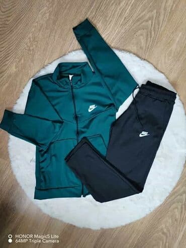 replay muske majice: Komplet, L (EU 52), Nike, bоја - Zelena, Poliester — 1