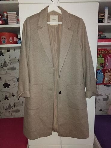 jakna sa vunom: ESPRIT ženski kaput – bež/peščana nijansa-nov,bez etikete S vel. - — 4