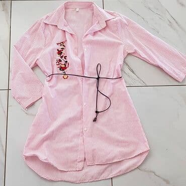 tunika boho style: M (EU 38), color - Pink — 2