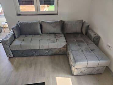 Kreveti: Ugaona garnitura MARSEJ - Dimenzije: 250 x 160 cm - Moderni L oblik — 2