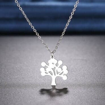 elegantne poslovne haljine: Pendant necklace, Material: Stainless steel — 1