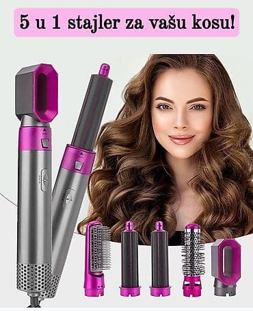 5-u-1 fen-stajler za kosu Višenamenski uređaj za sušenje i