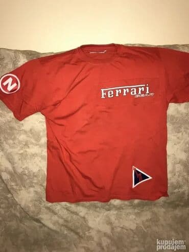 Jackets: Original Ferrari majica L NOVA Ramena 49cm duzina 70cm Made in — 1