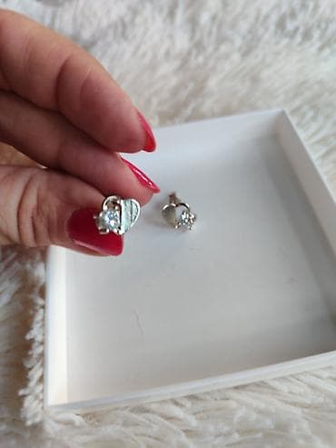 massimo dutti nakit: Minđuše ŽIG 925 – srebro - Materijal: srebro 925 - Model: sitne — 1