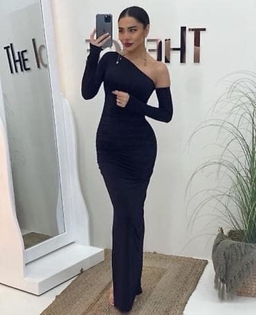 leopard print haljine: ❤️Elegantna ženska duga haljina na jedno rame po ceni od 2500din
S m l — 4