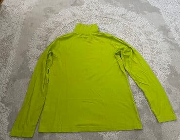 Roll-necks: XL, Cotton, Single-colored, color - Green — 1