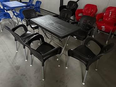 Baštenski set – sto + 6 stolica - Set se sastoji od pravougaonog — 5