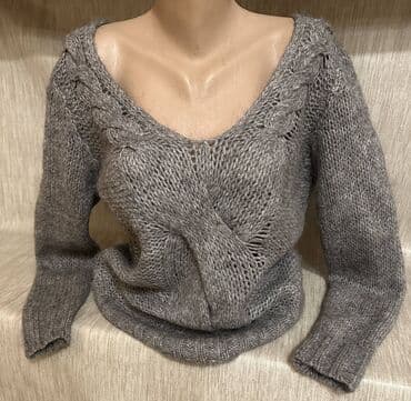 new yorker push up: L, Wool, Casual cut, Single-colored — 1