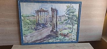 ikea step deke: Umetnička dela – dva originalna rada u ramu 1) Ulje/akril na platnu — 3