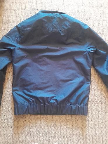 ock jakne: Muška vetrovka sa kapuljačom, tamnoplave boje. - Materijal: lagani — 4