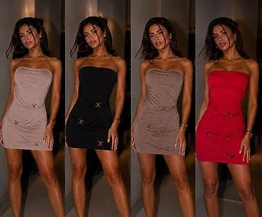 Mini haljina bez naramenica – elegantna večernja opcija
1000
Din
S M