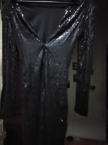 haljine c a: XS (EU 34), color - Black, Long sleeves — 2