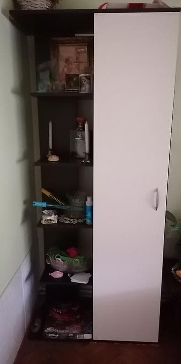 miso namestaj loznica: Dnevni regalski set – tamno braon/bela kombinacija - Modularni set za — 2