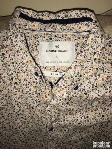 Ostala muška odeća: Original HOUSE BRAND kosulja M / L NOVA 100% cotton Ramena 46cm — 2
