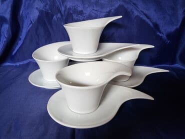 porcelanske solje za caj: Solje nove,vintaz porcelanske. Solje lep oblik. Cena je — 2