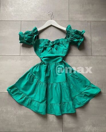 zara haljinica: New,,Dilane’s’’Dress Velicine:S M L Boje:Zara Green and Lila — 2