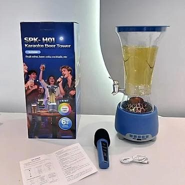 scream cena: Bluetoot tocilica za pice SPK-H01 Karaoke Beer Tower, inovativni — 3